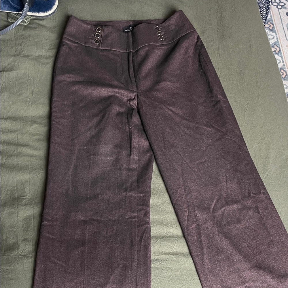 White House Black Market Brown Trousers